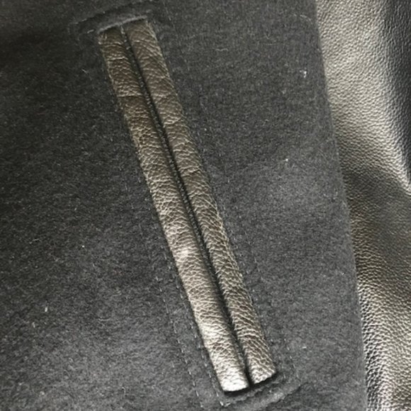 KCSM stadium jacket, wool blend and leather M/L - Picture 9 of 14
